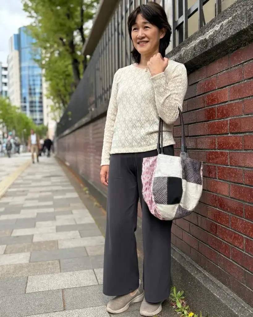 甘さを抑えた大人のピンク、ボニーバッグMサイズ